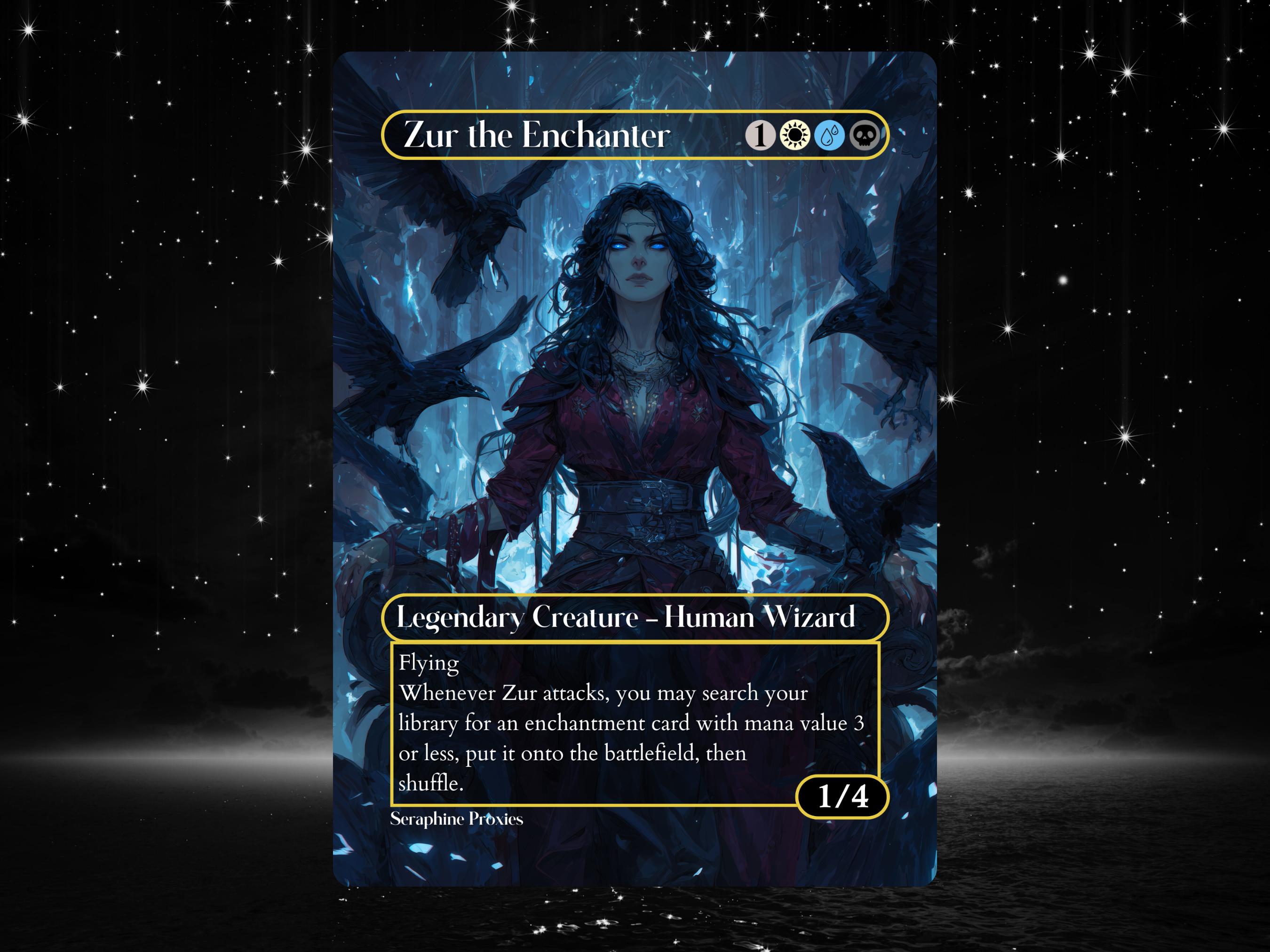 Mtg Zur the Enchanter - Etsy Canada