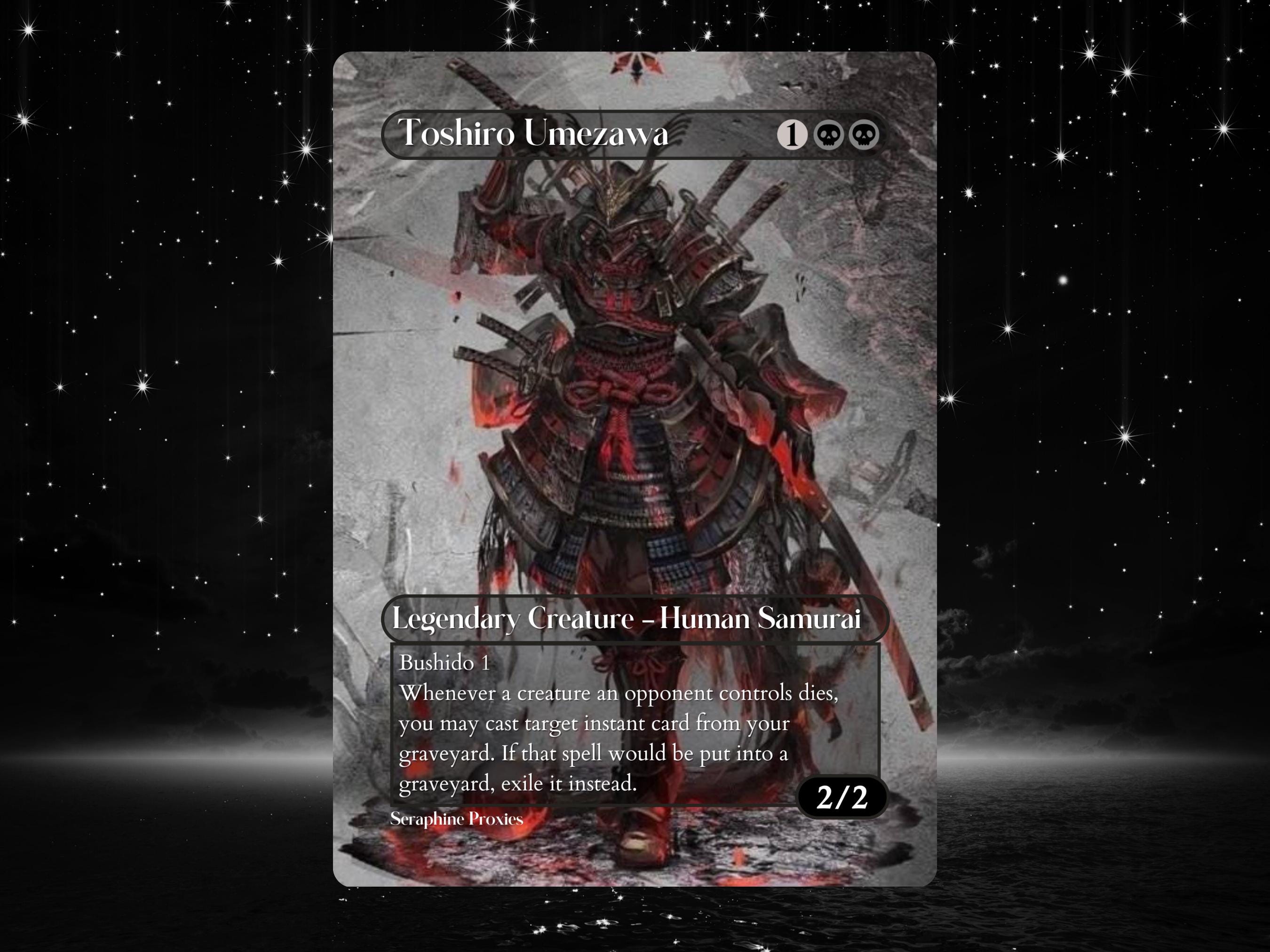 ファンタジーアート 黒塩blacksalt 灰灰huihui 夢遊 アートカード Toshiro Umezawa - Proxy Full Art Custom Altered Art Card - Etsy