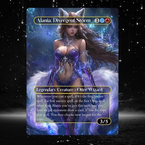 Alania, Divergent Storm - Proxy Full Art Custom Altered Art Card