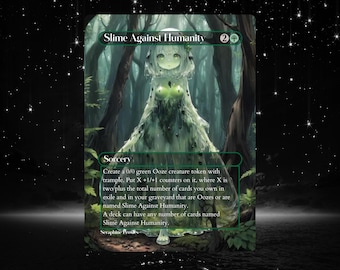 Slime Against Humanity - Proxy Full Art - Carta de Arte Personalizada Alterada