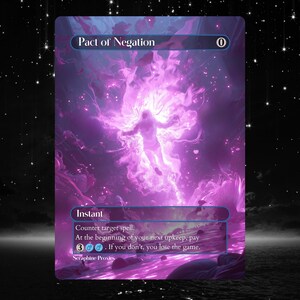 Pakt der Negation - Proxy Full Art Custom Altered Art Card