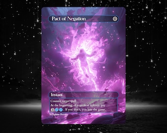 Pacto de Negación - Proxy Full Art Custom Altered Art Card