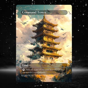 Command Tower Proxy - Custom Altered Art Card  - Proxies