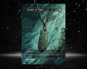 Amulet of Vigor Proxy - Custom Altered Art Card  - Proxies