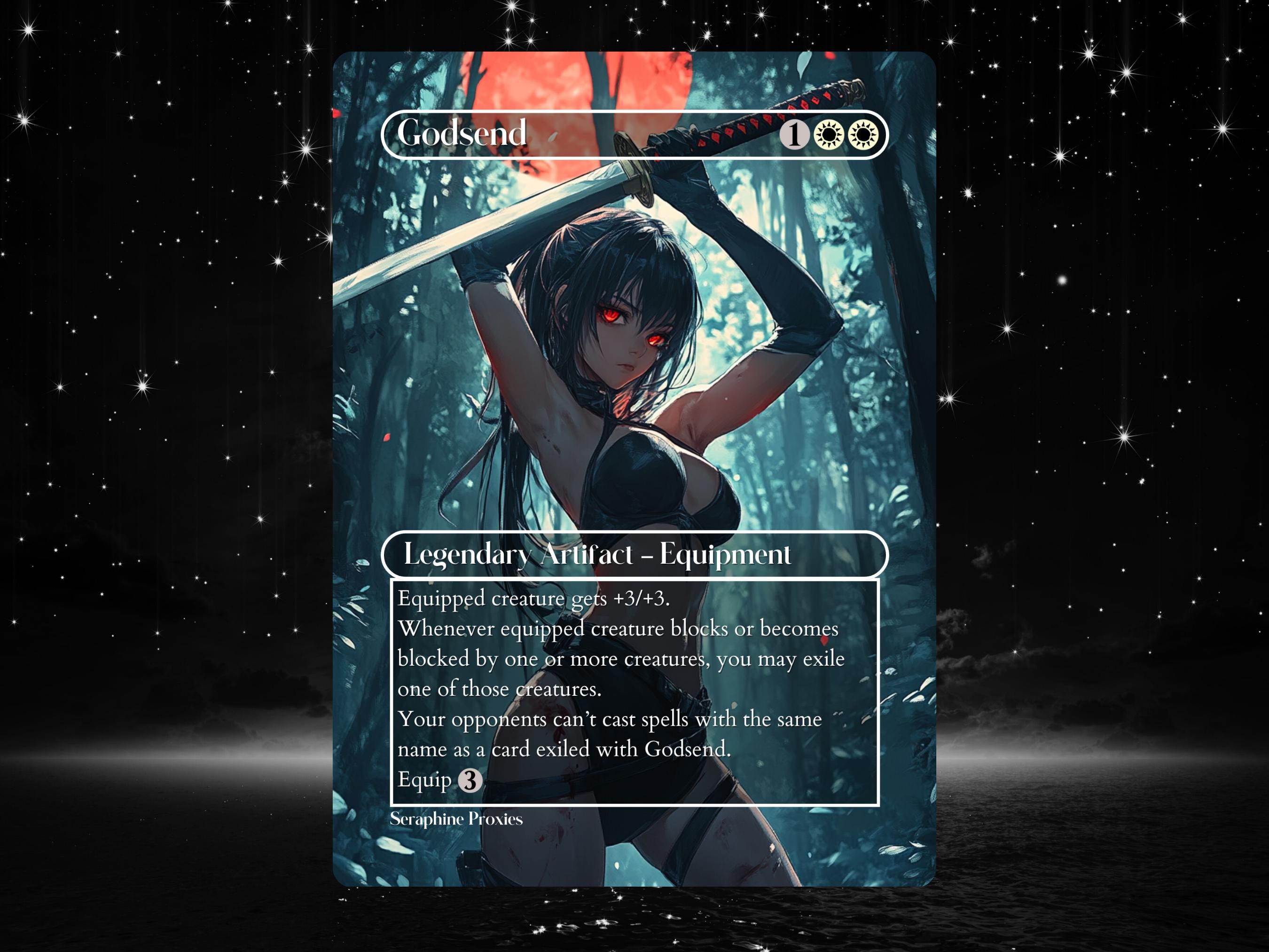 Godsend - Proxy Full Art Custom Altered Art Card
