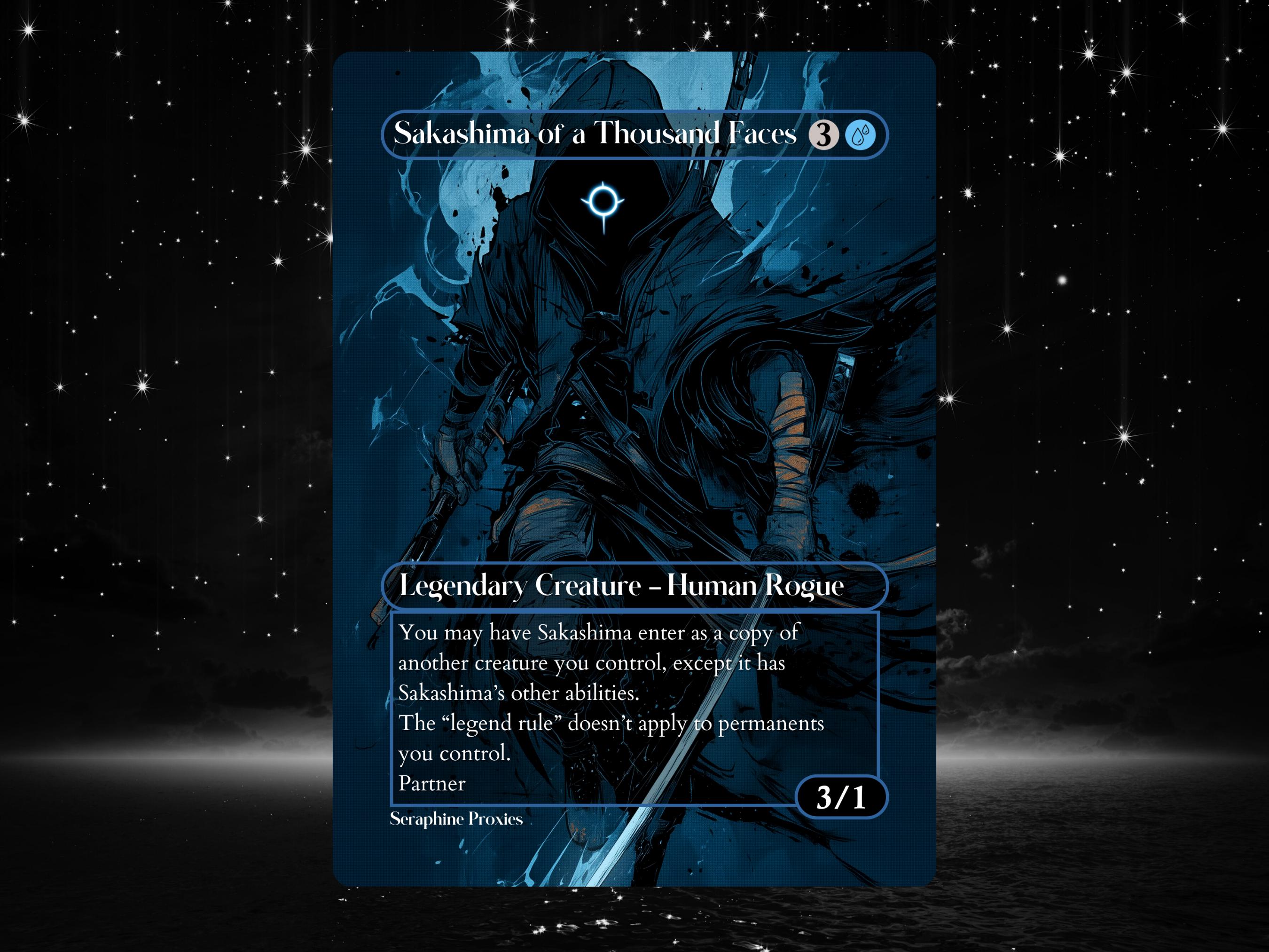 Magic The Gathering Sakashima Of A Thousand Faces Foil Card