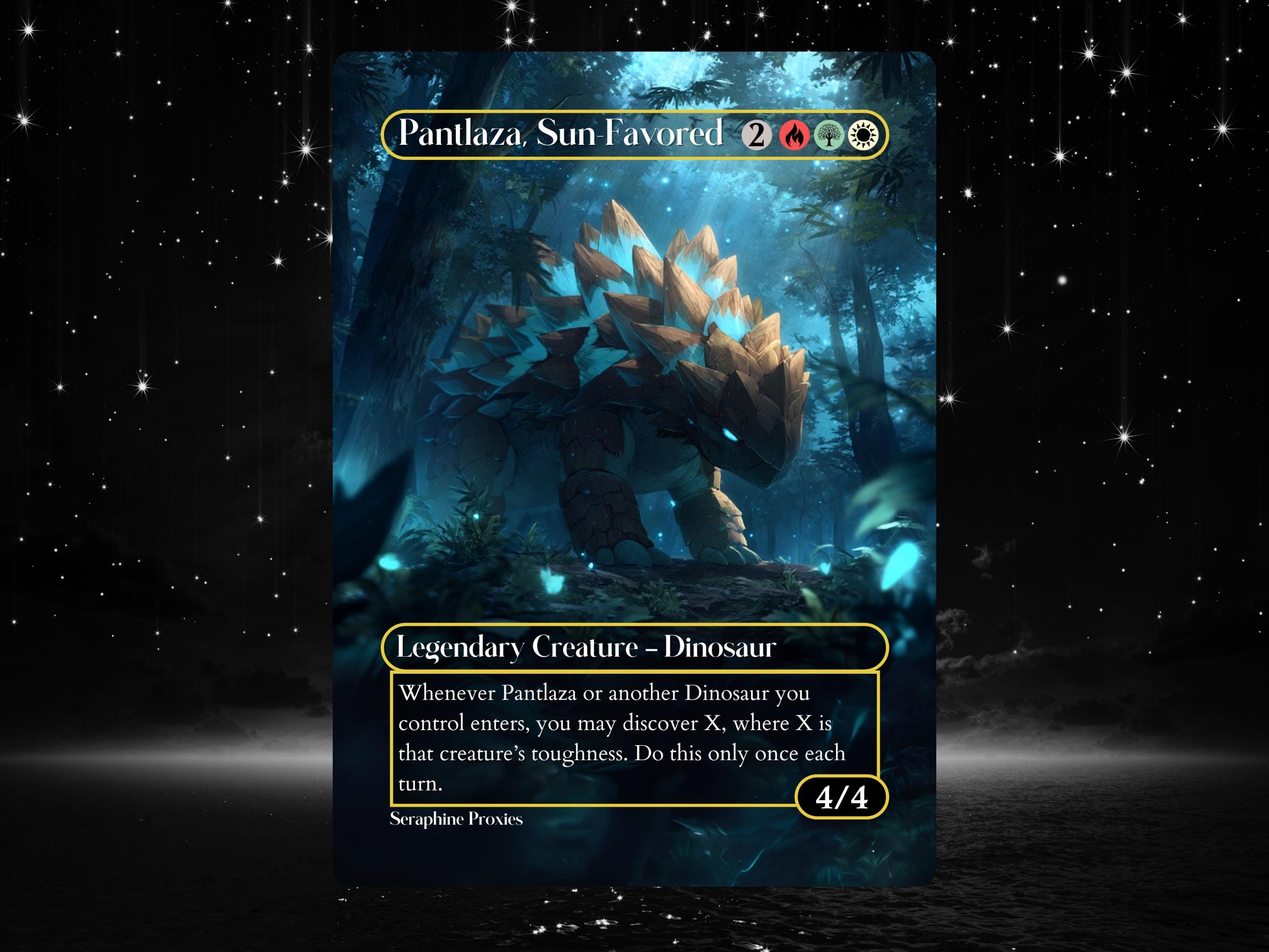 Pantlaza, Sun-favored - Proxy Full Art Custom Altered Art Card - Etsy