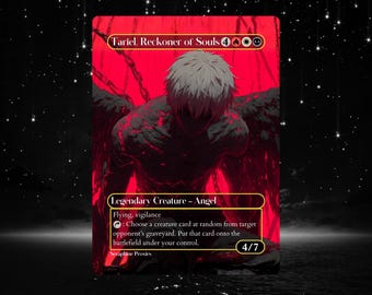 Tariel, Reckoner of Souls - Proxy Full Art Custom Altered Art Card