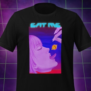 Cyberpunk Shirt Neon Vaporwave Shirt Synthwave Scifi Shirt Futuristic Clothing Alt Clothing Harajuku Japanese Rave Shirt Graphic T-Shirt