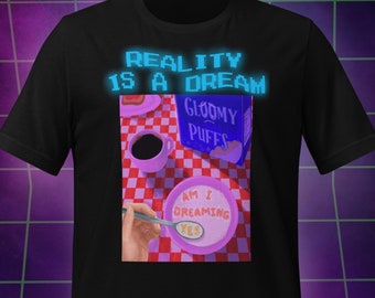 Camiseta gráfica Weirdcore: Dreamcore, estilo gótico suave