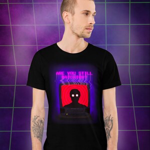 Weirdcore Shirt Dreamcore Shirt Alt Clothing Weird Shirt Harajuku Goth Shirt Grunge Clothing Japanese Streetwear Horror Trippy Art Rave Shirt Graphic T-Shirt black
