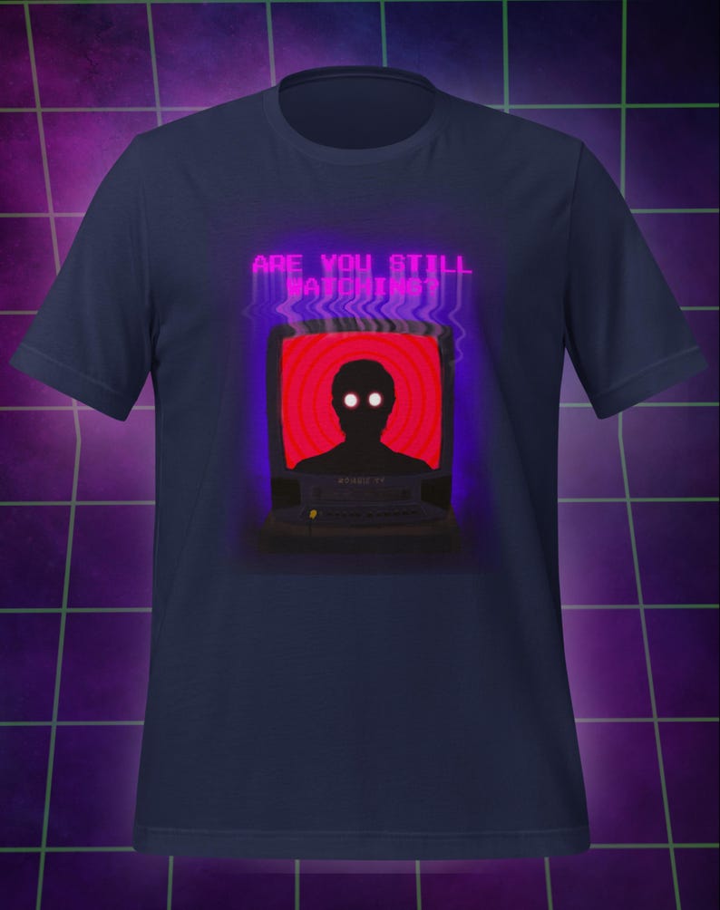 Weirdcore Shirt Dreamcore Shirt Alt Clothing Weird Shirt Harajuku Goth Shirt Grunge Clothing Japanese Streetwear Horror Trippy Art Rave Shirt Graphic T-Shirt navy