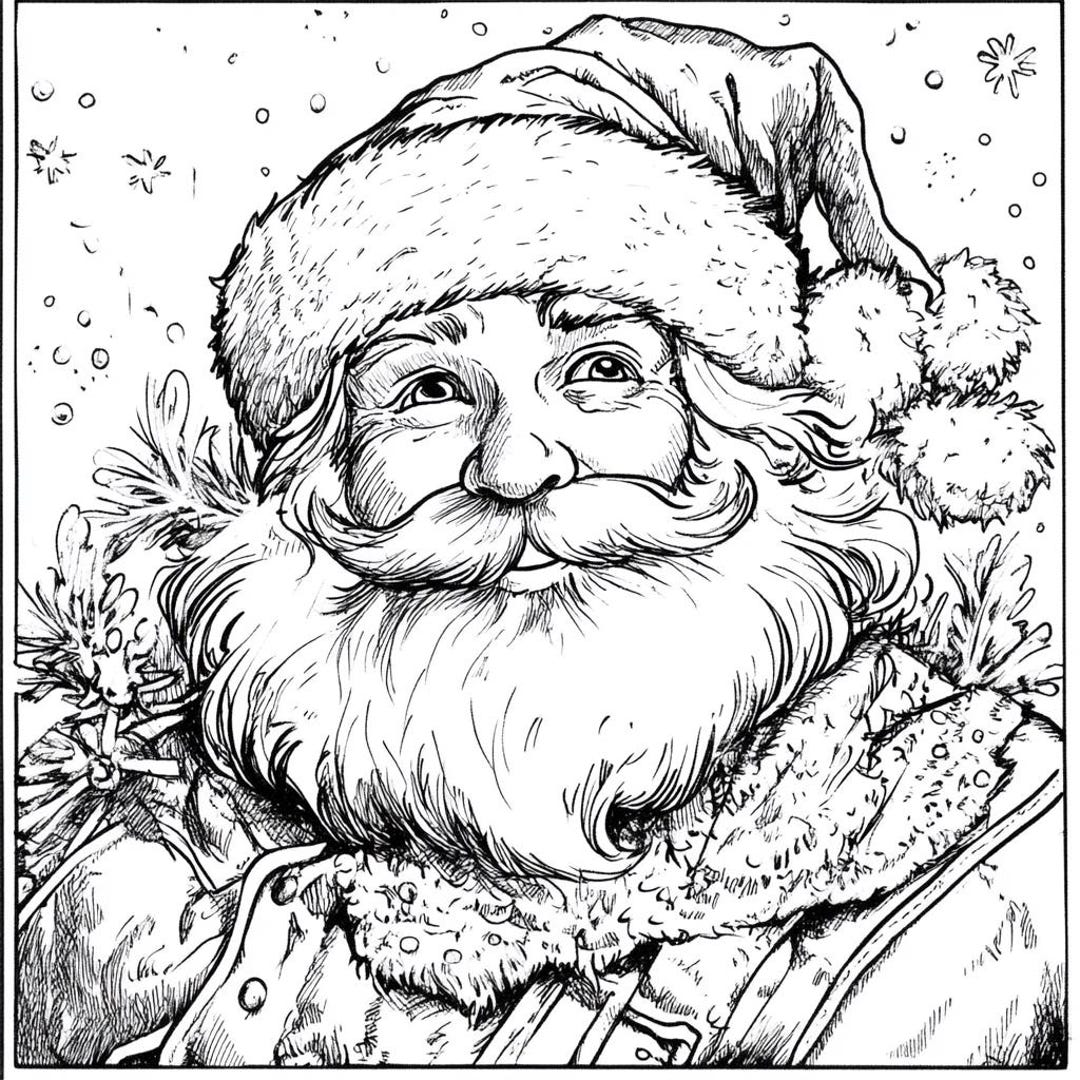 Giant Christmas Coloring Pages for Kids Perfect for School Holiday ...