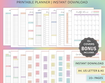 Office Planner Bundle PDF Work Planner Printable Work Planner Printable Office Planner PDF Work To Do List Daily Work Schedule Meeting Notes