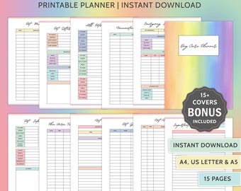Pet Care Planner Printable Dog Care Planner Printable Pet Planner PDF Dog Health Tracker Pet Care Journal Dog Care Organizer Vet Appointment