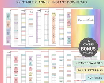 Business Planner Printable Bundle Small Business Planner Home Business Planner Printable Business Plan Business Organizer Business Workbook