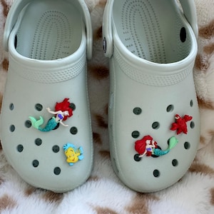 Little Mermaid croc charms