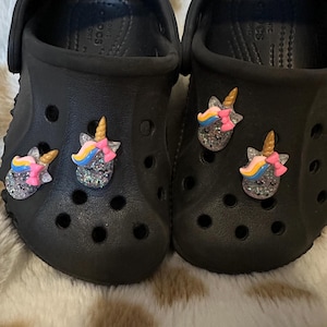Unicorn croc charms