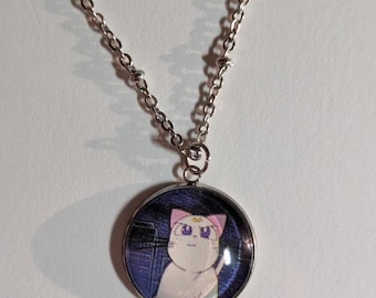 Geüpcycleerde Pretty Guardians Sailor Moon-mangaketting (Artemis)