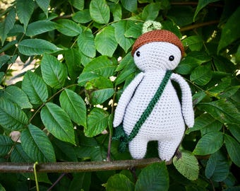 Sweet Sprout the forest Sprite: A crochet stuffed nature friend