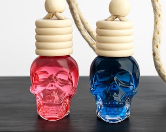 Skull Car Diffuser – Refillable Gothic Hanging Air Freshener