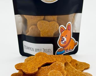 Natural Homemade Dog Treats Pumpkin Apple Crispy Recipe