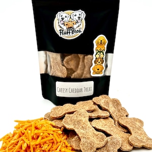 Crunchy Cheddar Dog Treats: Homemade, All-Natural, AAFCO Compliant image 1