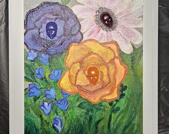 Wildflower Framed Painting