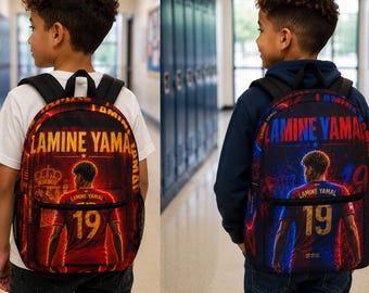 Lamine Yamal Backpack Soccer Fans Back To School