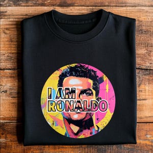 Cristiano Ronaldo Shirt, Trendy Children&#39;s Clothing, Youth Tee, Children&#39;s Graphic Top, Soccer Fan Shirt, Kids Birthday Gift, Soccer Jersey