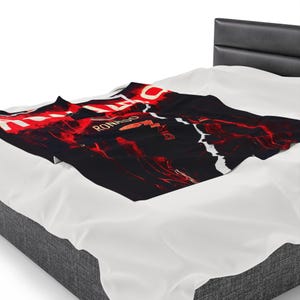 Manta de peluche de Cristiano Ronaldo, regalo para aficionados al fútbol, decoración de dormitorio imagen 7