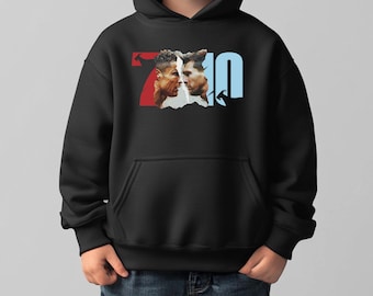 Ronaldo Messi Hoodie Youth Soccer Fans T-shirt Youth Ronaldo Shirt Messi Shirt Super Soft Gift For Kids