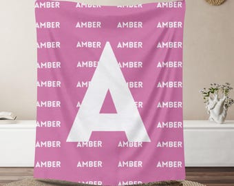 Personlig namnfilt: Anpassad initial, mysig polyesterfilt