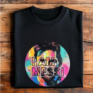 Messi-shirt kinderen, I am Messi, voetbalfan kinder T-shirt, Messi-shirt, Lionel Messi kindershirt, kinder voetbalshirt