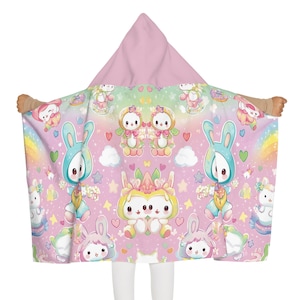 Hooded Youth Towel, Squishmallow, Bath Towel, Kids hooded Towel, Kids Birthday Ideas, Girls Towel