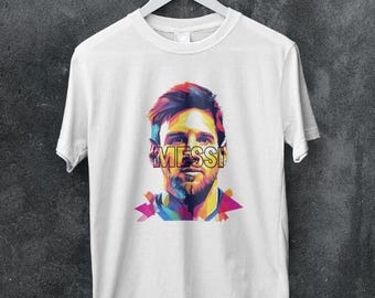 Lionel Messi T Shirt Soccer Fan Apparel, Football Player Tee, Sports Lover Gift, Messi Shirt, Soccer Dad, Soccer Shirt, Soccer Gifts
