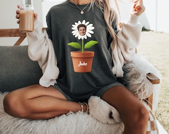 Comfort Colors Custom Photo Shirt Girlfriend Tee Boyfriend Tee Insert Your Design Funny Gift
