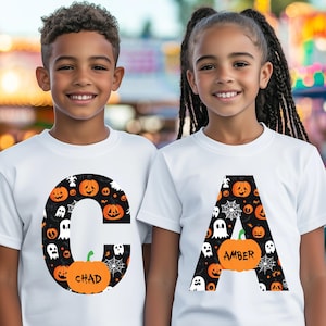Kids Halloween Shirt, Personalized Halloween Name Shirt, Personalized Halloween Shirt For Kids, Custom Halloween Shirt, Toddler Shirt