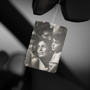 Custom Car Air Freshener - Personalized Photo Scented Hanging Vehicle Air Freshener, Car Decoration, Unique Gift, Customized Auto Freshener
