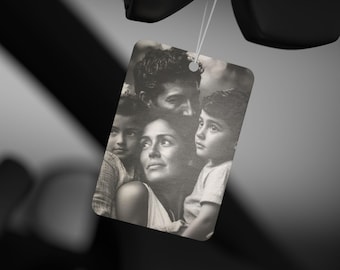 Ambientador para coche con foto personalizada - Decoración para vehículos con aroma personalizado