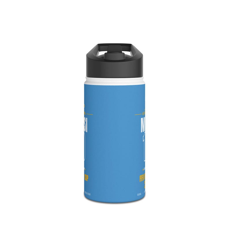 Lionel Messi Stainless Steel Water Bottle - World Cup Soccer Fan Gift image 3