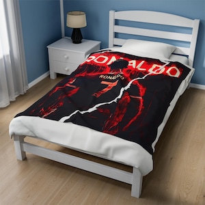 Ronaldo blanket 50” x 60”
