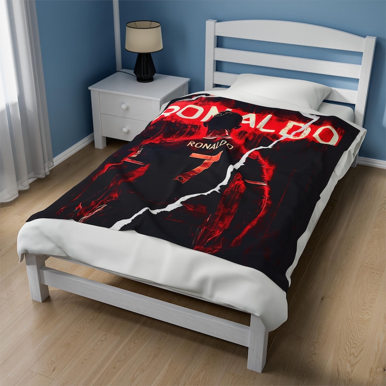 Ronaldo blanket 50” x 60”