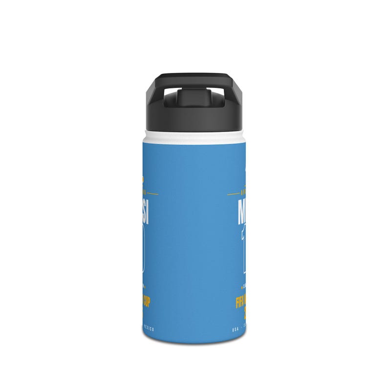 Lionel Messi Stainless Steel Water Bottle - World Cup Soccer Fan Gift image 4