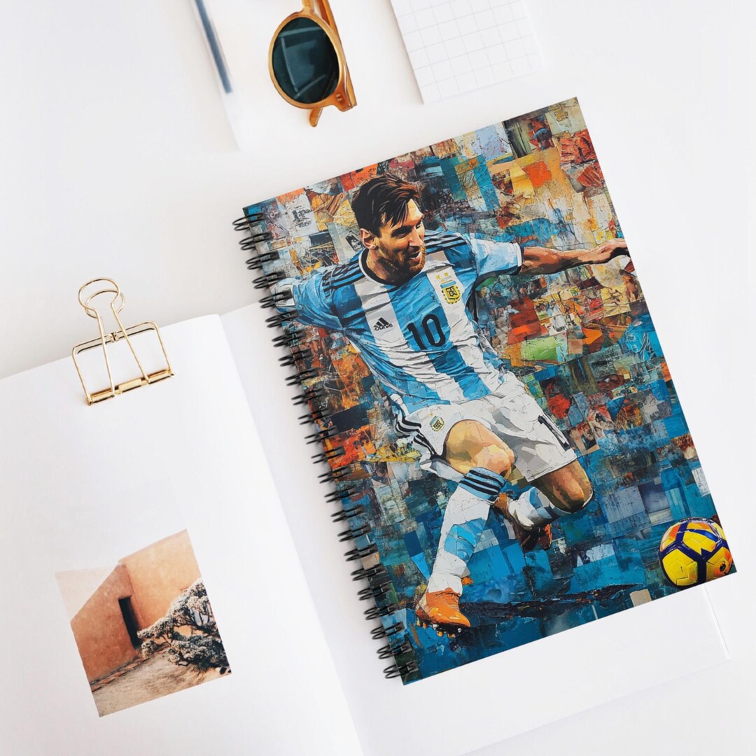 Messi Inspired Notebook Back to School Kids Notebook Soccer Fans Lionel ...