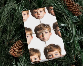 Personalized Photo Wrapping Paper Roll, Custom Gift Wrap
