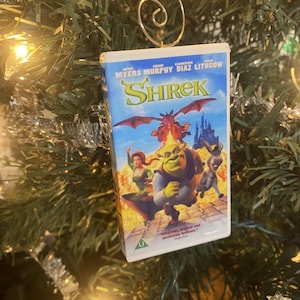shrek mini vhs ornament