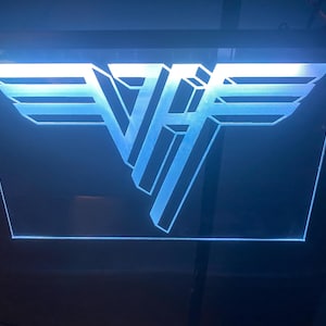 van halen led light sign rgb