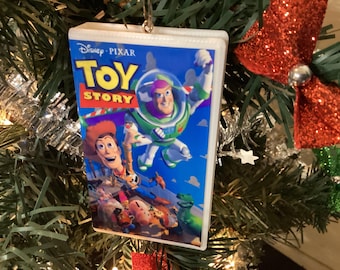 Toy story mini vhs ornament