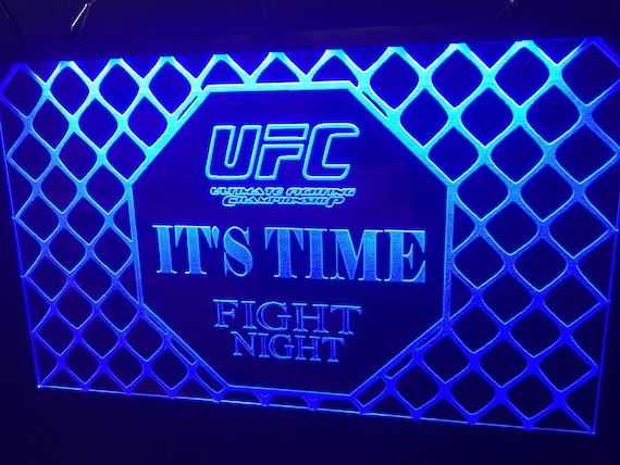 ufc sign led light